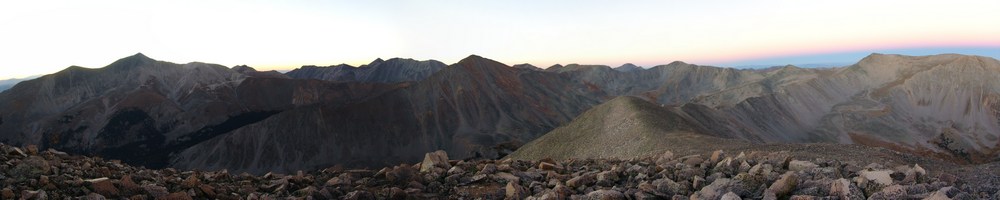 Antero to Mamma Sunrise Pano